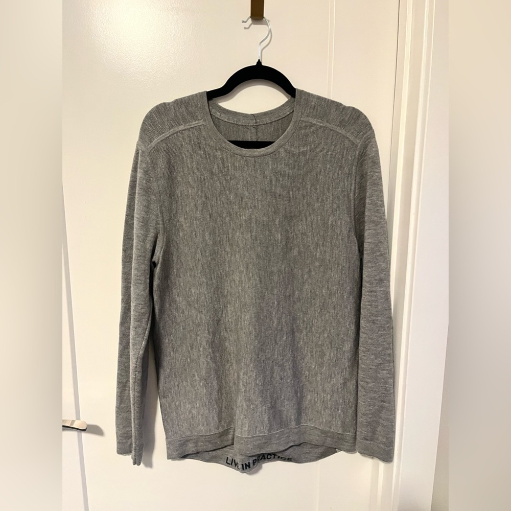 Lululemon Gray Large Size Sweater
